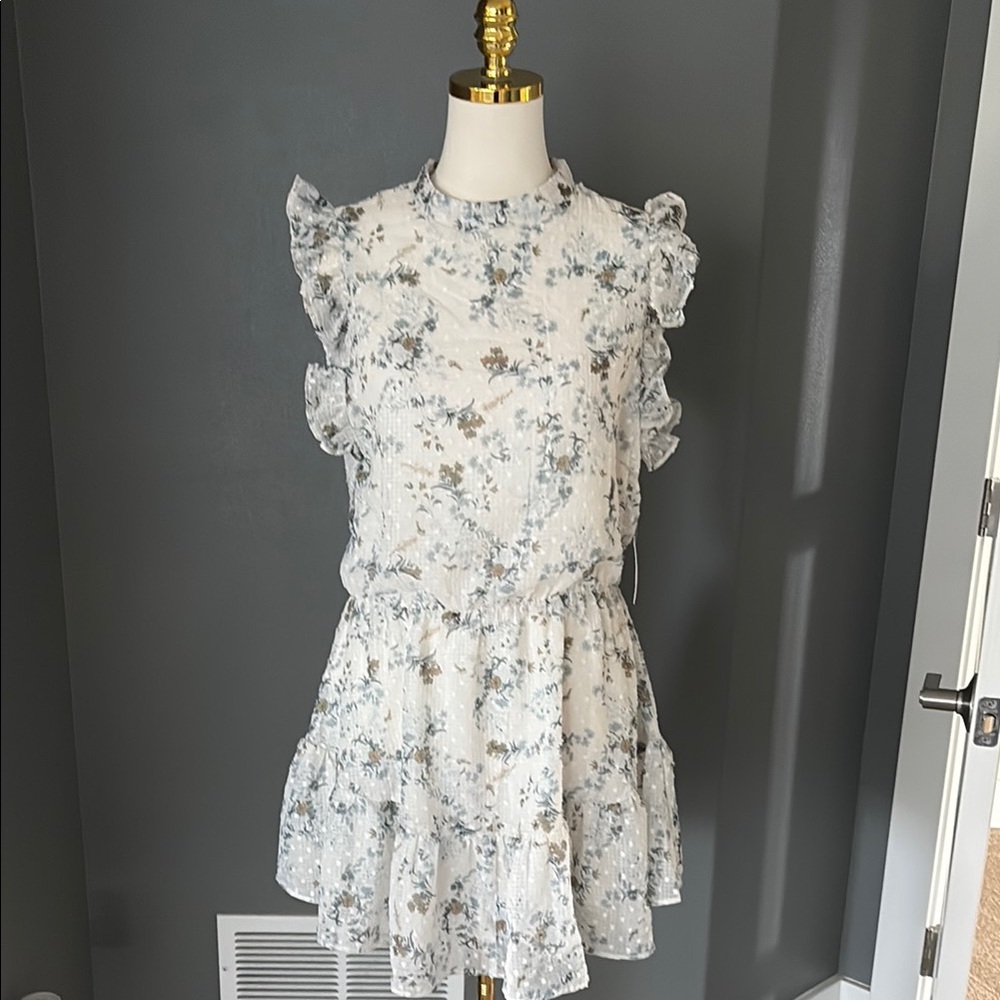 TCEC Floral Ruffle Dress
